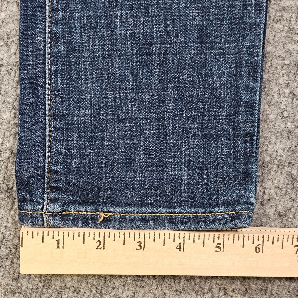 Levi's 721 High Rise Skinny Jeans Women 34x32 Blue Story Stretch Dark Wash Denim - Picture 12 of 13